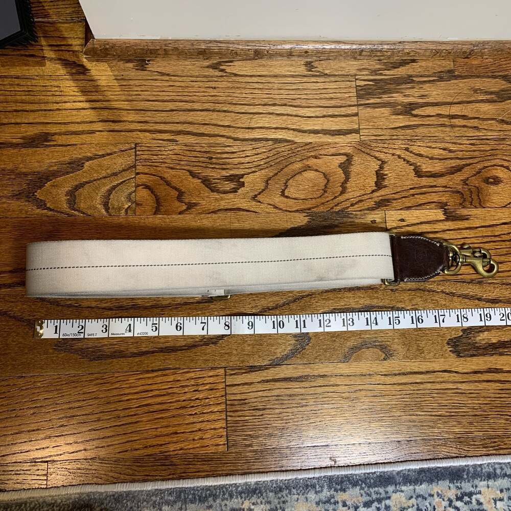 Vintage Coach Canvas and Leather Adjustable Replacement Shoulder Strap - Picture 4 of 4